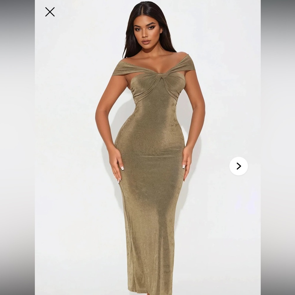 Olive Green Dress